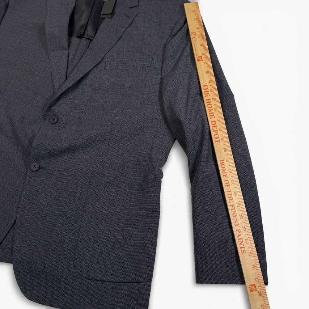 Banana‎ Republic Core Temp Blazer Mens 48L Slim Gray Wool Performance Jacket NWT